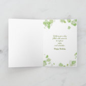 birthday foto met daisy background kaart (Binnen)