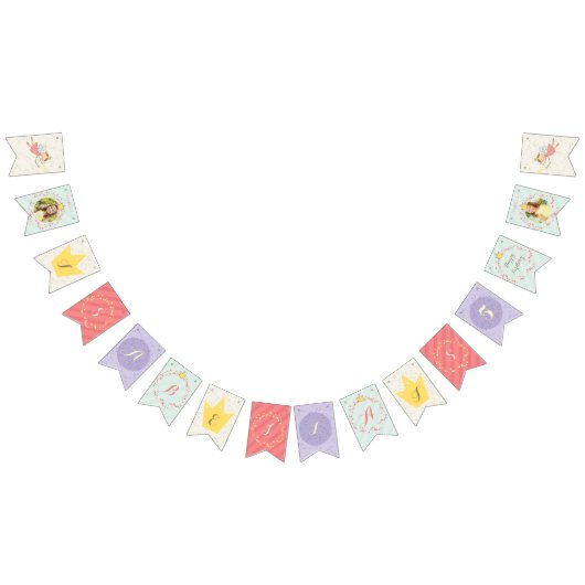 Birthday Foto van Magical Fairy Princess Girl Vlaggetjes (Alle)