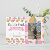 Birthday-foto van zomerperspatroon kaart (Staand voorkant)