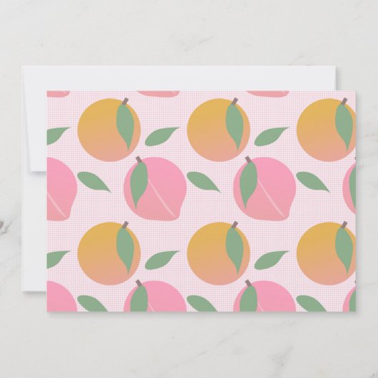 Birthday-foto van zomerperspatroon kaart (Achterkant)