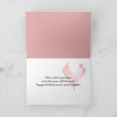 Birthday-fotokaart voor dochter kaart (Binnen)