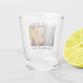 Birthday Foto's naar Milestone Birthday Custom Shot Glas (Achterkant)