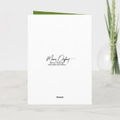 Birthday Four-leaf Clover  Kaart (Achterkant)