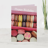  Birthday Franse macaron Kaart (Voorkant)