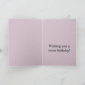  Birthday Franse macaron Kaart (Binnen)