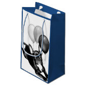 Birthday French Bulldog gift Klein Cadeauzakje (Achterkant Gekanteld)