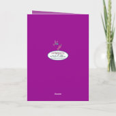 Birthday Friend Abstracte kleurvochtige Hummingbir Kaart (Achterkant)