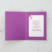 Birthday Friend Abstracte kleurvochtige Hummingbir Kaart (Binnen)