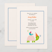 Birthday Friends Uitnodiging (Voorkant / Achterkant)