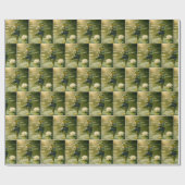 Birthday Frog In Yoga Pose Cadeaupapier (Vlak)