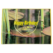 Birthday Frog Large Cadeautasje (Voorkant)