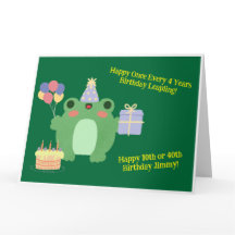 Birthday Frog Pet Ballonnen Cake Cadeauontwerp