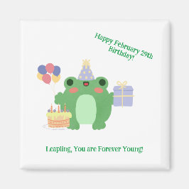 Birthday Frog Pet Ballonnen Cake Cadeauontwerp Magneet