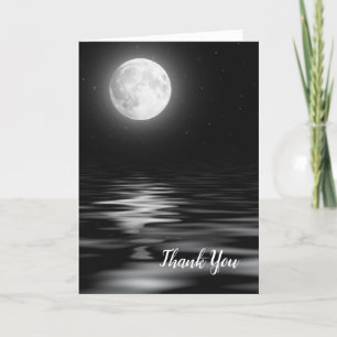 Birthday Full Moon on Water Kaart