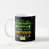Birthday Funny Born On St Patricks Day 2020  Koffiemok (Links)