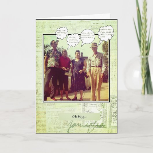 Birthday Funny Kaart (Voorkant)