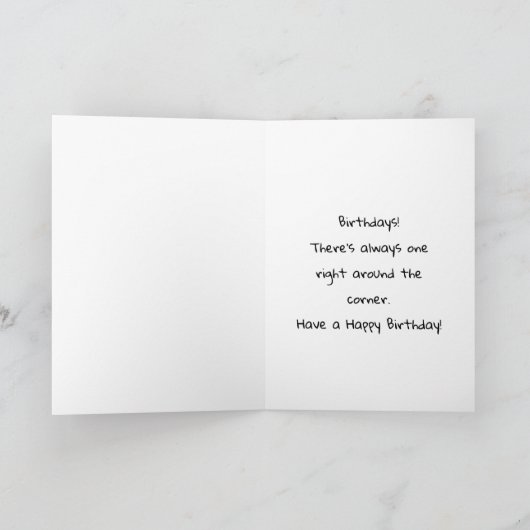 Birthday Funny Kaart (Binnen)