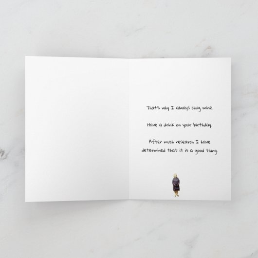 Birthday Funny Kaart (Binnen)