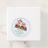 Birthday Fute Farm Animals Party Bedankjes Labels (In situ)