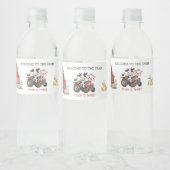 Birthday Fute Farm Animals Party Waterfles Etiket (Flessen)