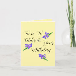 Birthday G Card : Time To Shine . Kaart