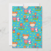 Birthday Garden Fotouitnodiging Kaart (Achterkant)