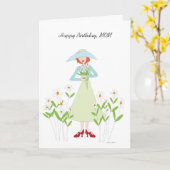 Birthday Garden voor moeder Kaart (Gele Bloem)