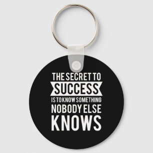 Birthday geeft het geheim aan succes sleutelhanger