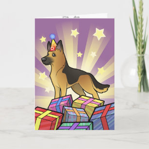 Birthday German Shepherd Kaart
