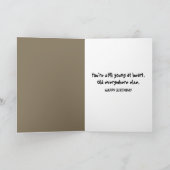 Birthday Getting Old Humor Basset Hound  Kaart (Binnen)