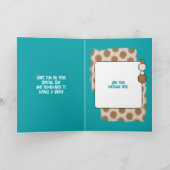 Birthday geweldige zoon rechtfoto turkooizen brown kaart (Binnen)