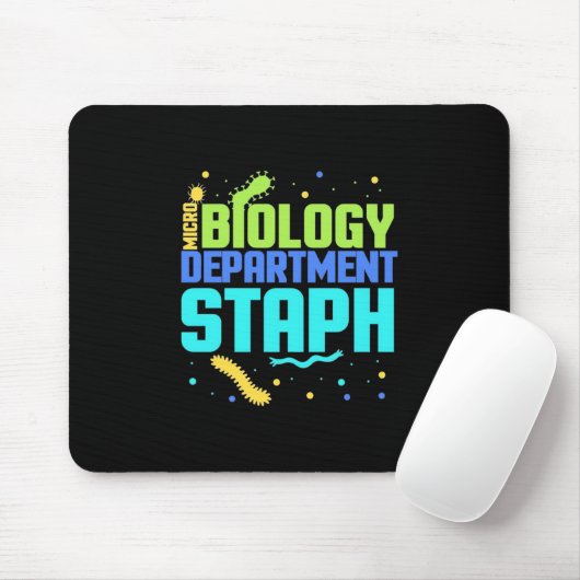 Birthday Gift | Afdeling microbiologie Staph Muismat (Met muis)