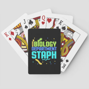 Birthday Gift   Afdeling microbiologie Staph Pokerkaarten