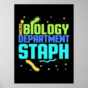 Birthday Gift   Afdeling microbiologie Staph Poster