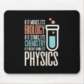 Birthday Gift | Als het wordt verplaatst, is het b Muismat (Voorkant)