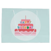 Birthday Gift Bag Groot Cadeauzakje (Achterkant)