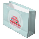 Birthday Gift Bag Groot Cadeauzakje (Voorkant Gekanteld)
