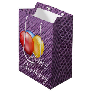 Birthday Gift Bag - Klein, glanzend Medium Cadeauzakje