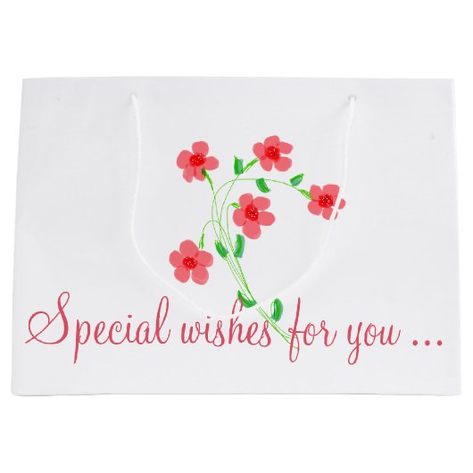  Birthday Gift Bag Large Cadeautasje (Voorkant)