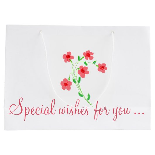  Birthday Gift Bag Large Cadeautasje (Achterkant)