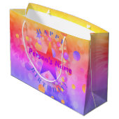 Birthday Gift Bag-ontwerp HAMbyWG Groot Cadeauzakje (Achterkant Gekanteld)