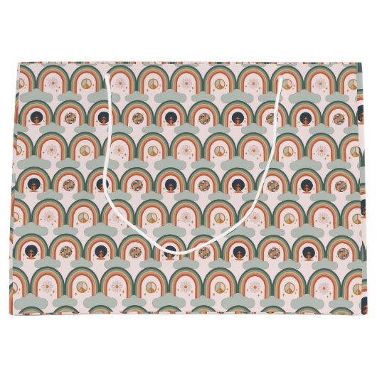 Birthday Gift Bag uit 1970 Groot Cadeauzakje (Voorkant)