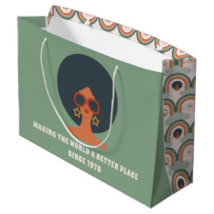 Birthday Gift Bag uit 1970 Groot Cadeauzakje