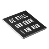 Birthday Gift be still and know how I am Go Notitieblok (Schuin)