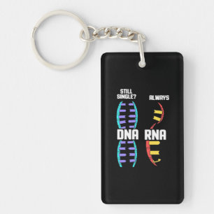 Birthday Gift Bioloog-DNA-leraar en RNA Sleutelhanger