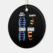 Birthday Gift | Bioloog-DNA van de leraar en RNA Keramisch Ornament (Links)