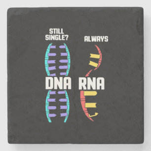 Birthday Gift Bioloog-DNA van de leraar en RNA Stenen Onderzetter