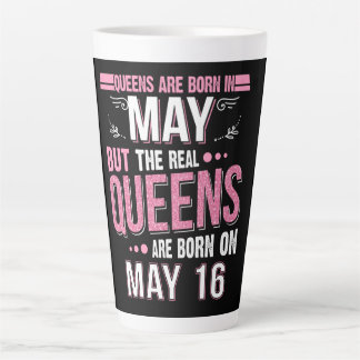 Birthday Gift | De koningin wordt geboren in mei G Latte Mok