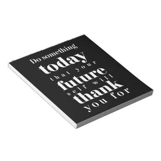 Birthday Gift doet vandaag iets Notitieblok (Schuin)