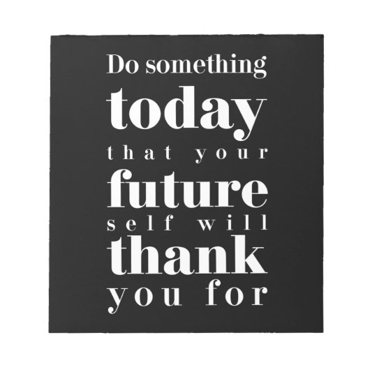 Birthday Gift doet vandaag iets Notitieblok (Voorkant)